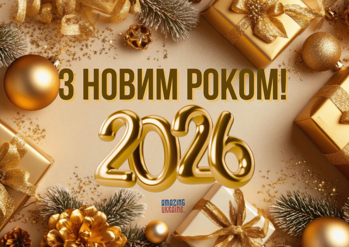 Привітання з Новим роком 2026